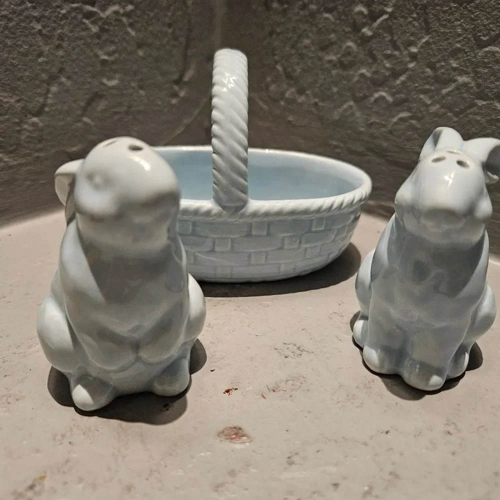 Source Unknown blue ceramic